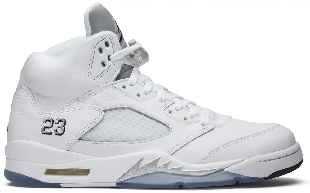 Jordan 5	White Metallic